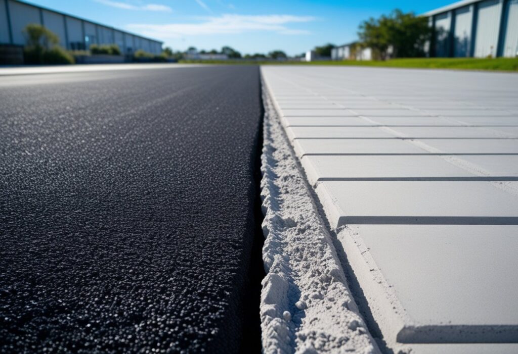 Comparing Asphalt vs Concrete for Industrial Paving in Bonita Springs: Key Factors for Durable Surfaces