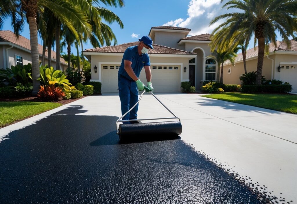 How Sealcoating Protects Your Driveway From Florida Weather and Extends Its Lifespan