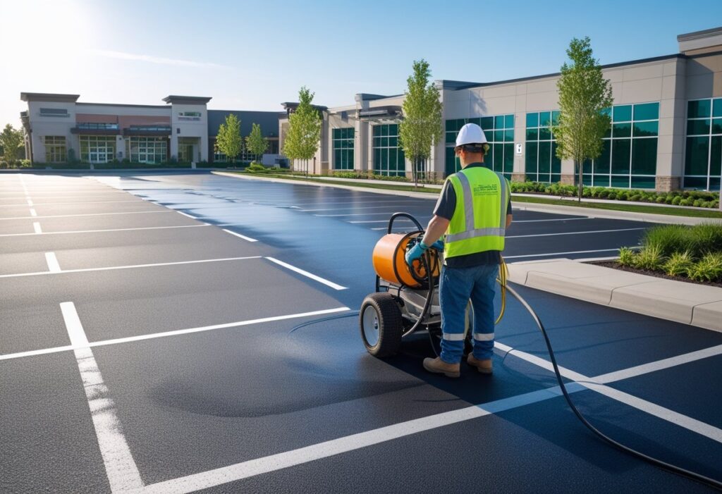 Scheduling Sealcoating: Best Times for Commercial Properties to Maximize Pavement Longevity