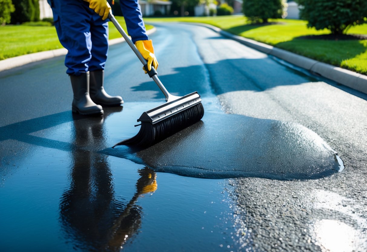 How Sealcoating Your Asphalt Driveway Adds Value & Protection
